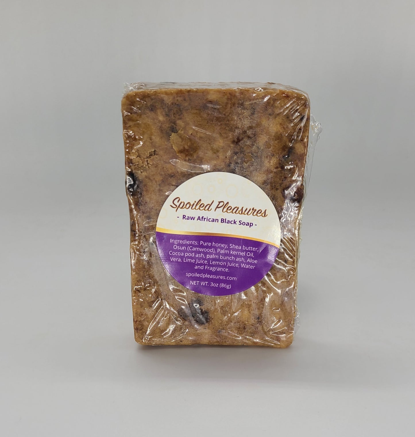 Raw African Black Soap