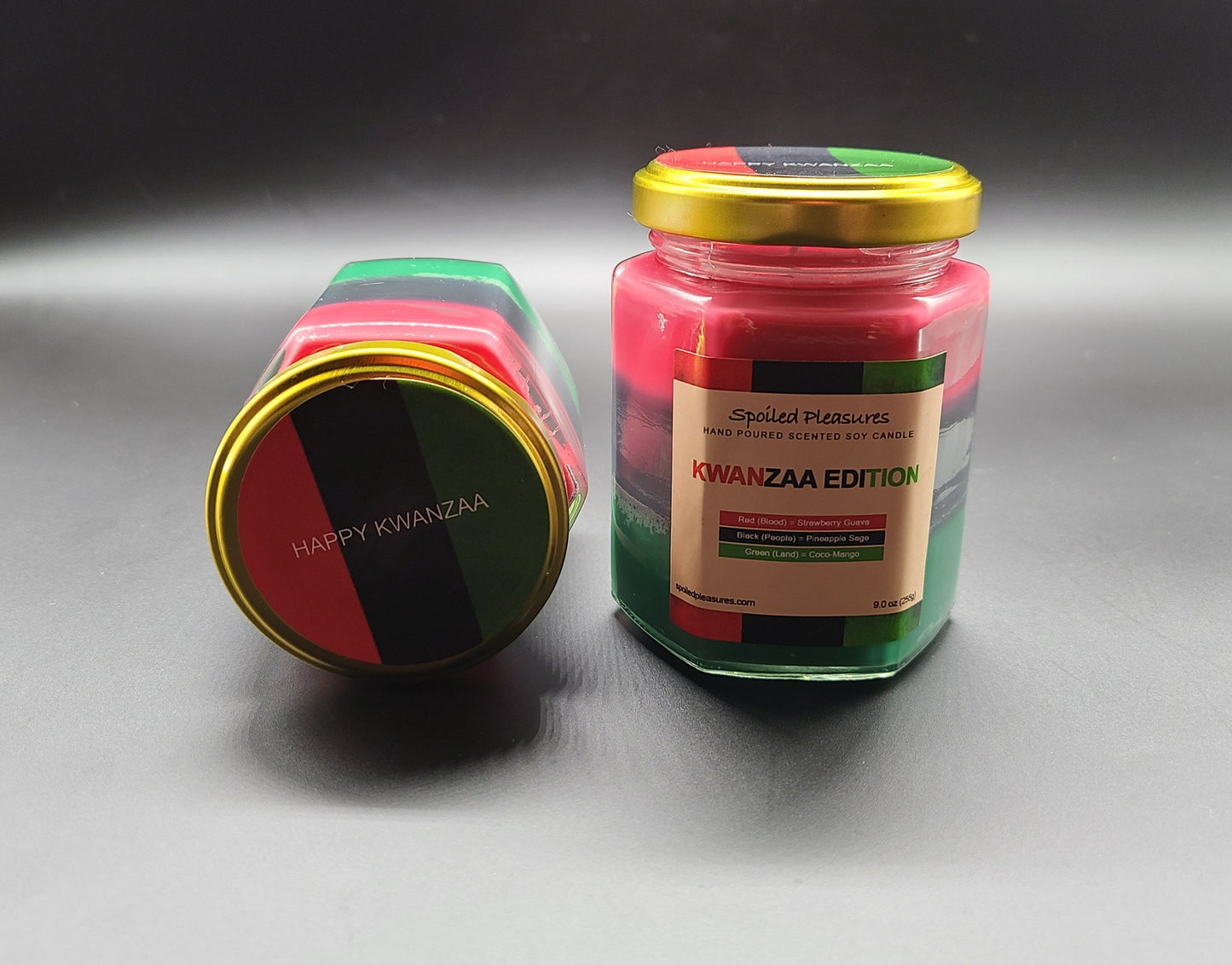 Kwanzaa Soy Candle