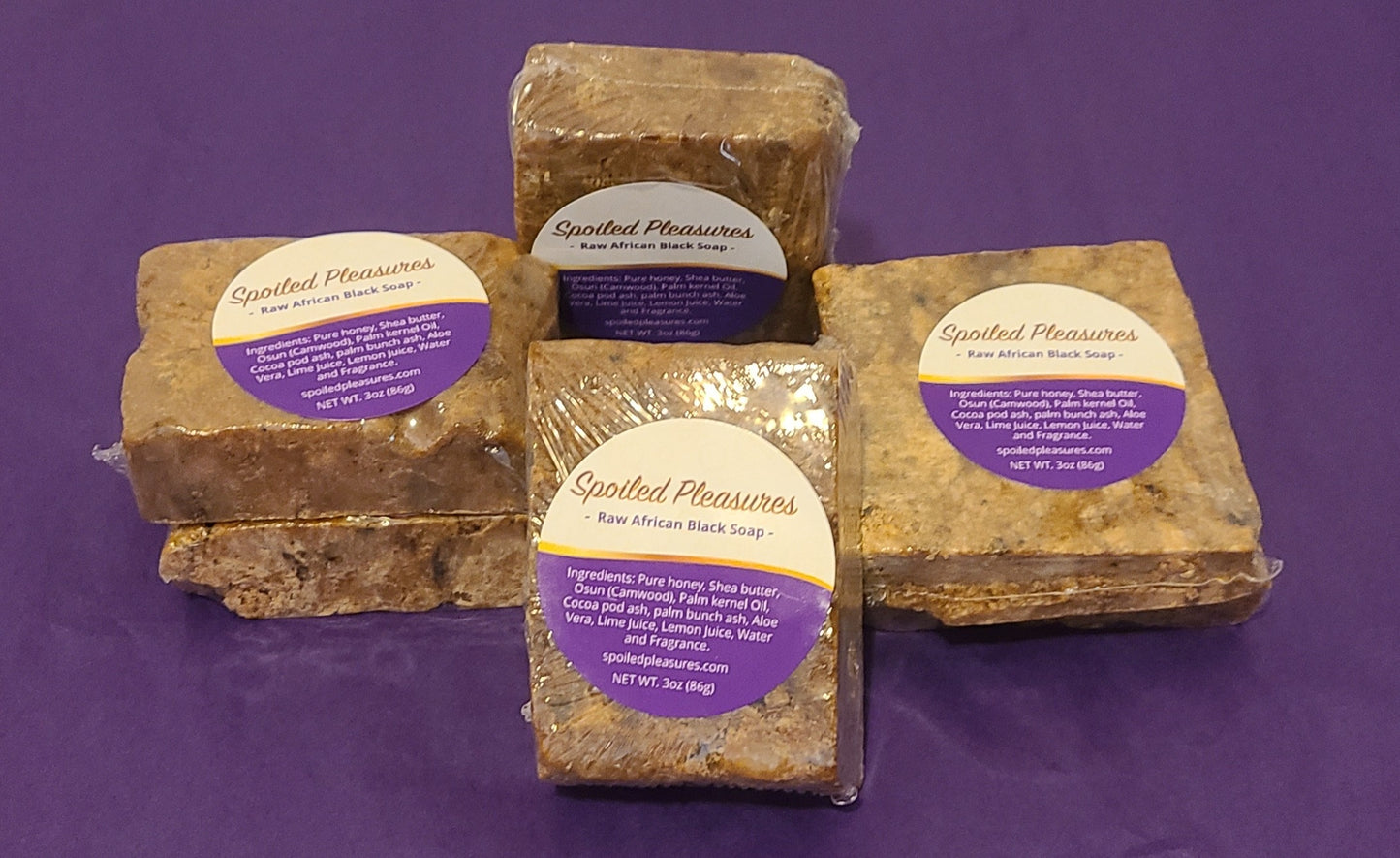 Raw African Black Soap