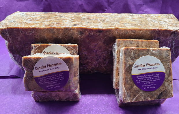 Raw African Black Soap